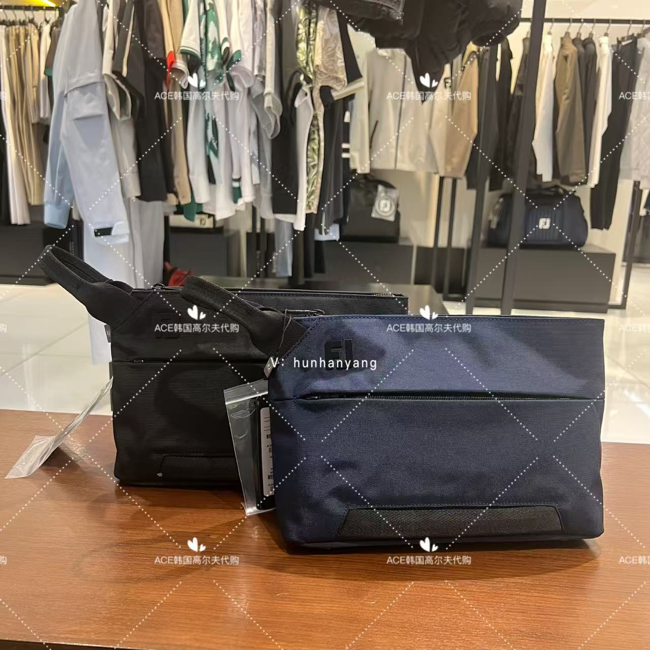 FJfootjoy男士高尔夫手包拎包下场包25春季百搭休闲时尚运动轻便