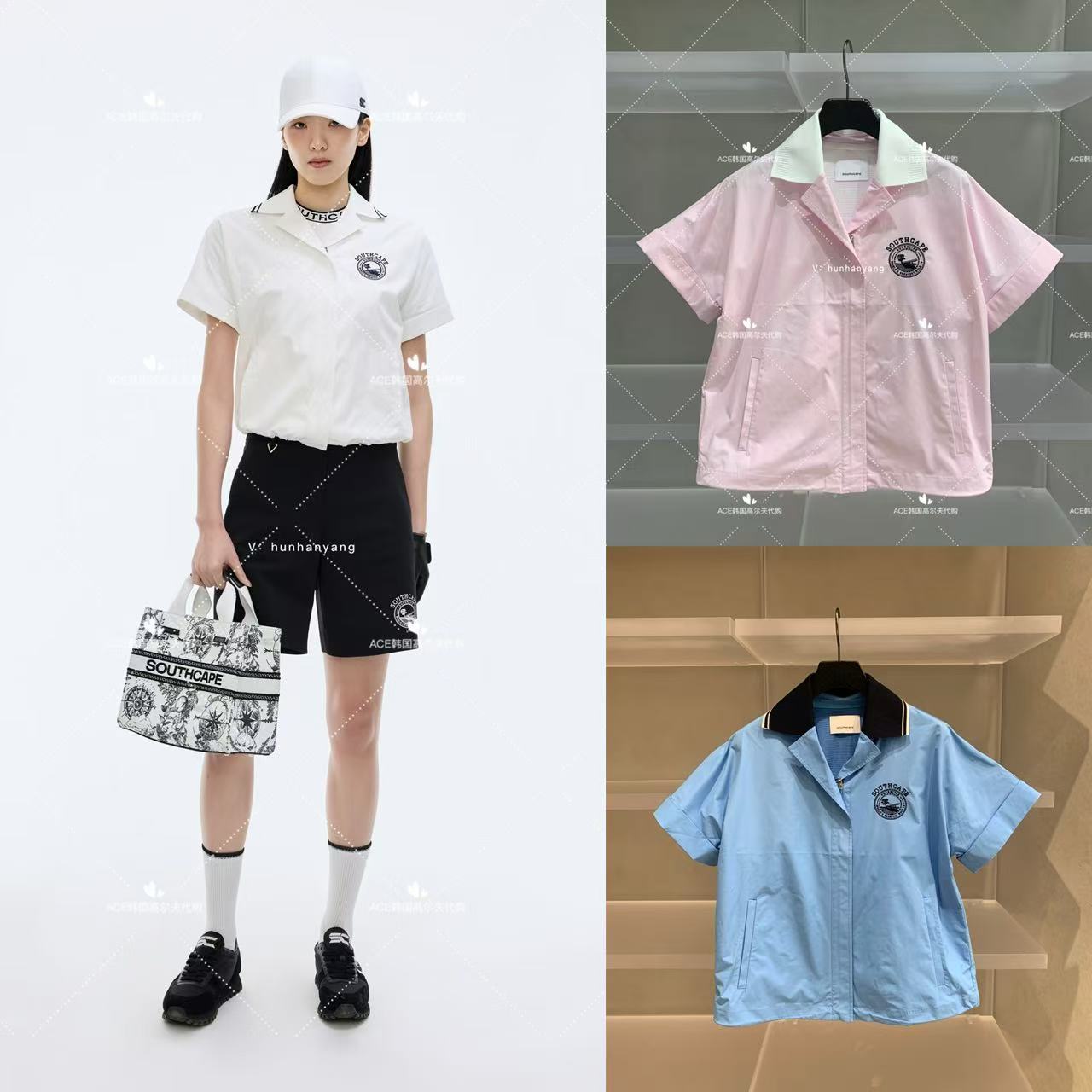 SOUTHCAPE女士高尔夫短袖外套