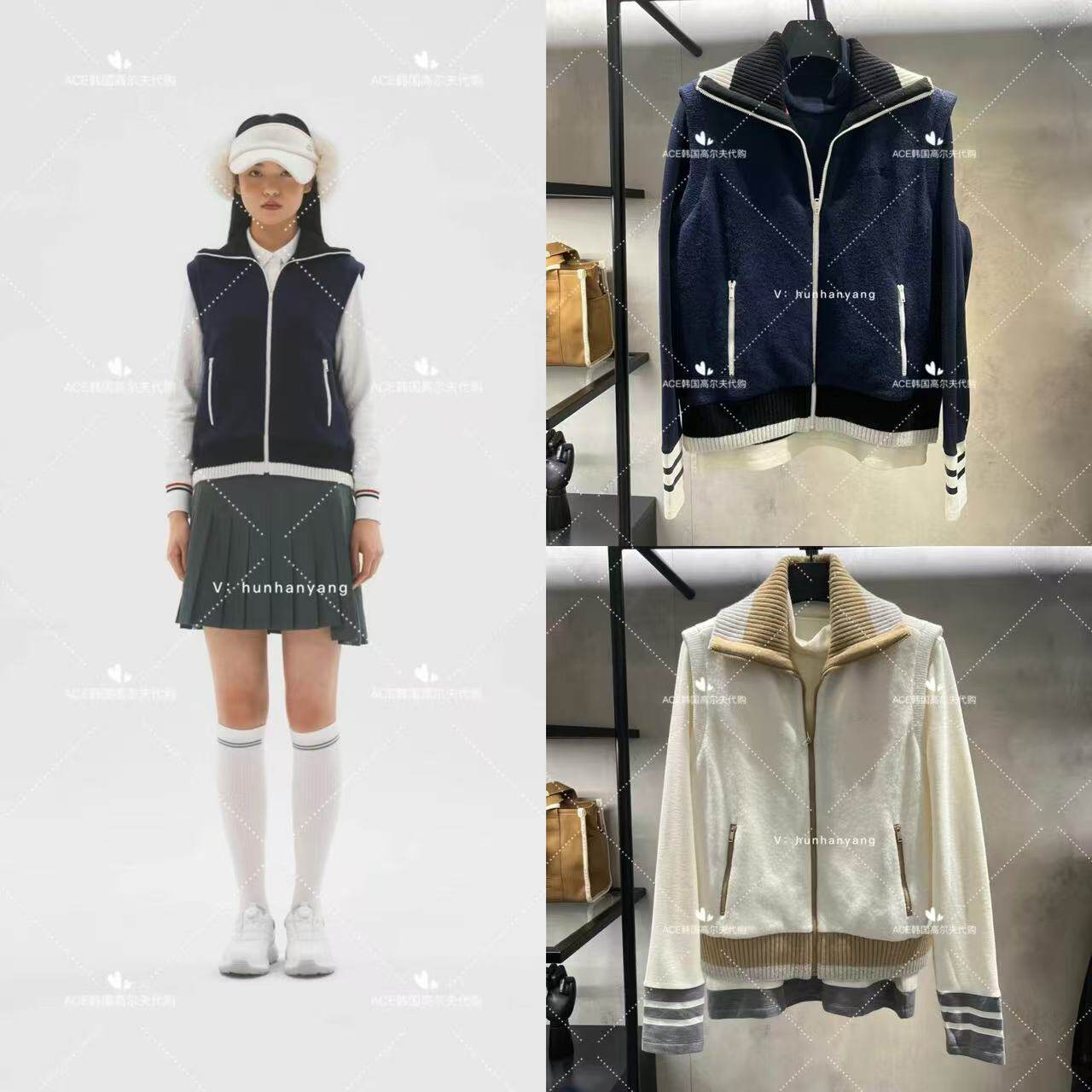女士高尔夫服装24秋冬马甲