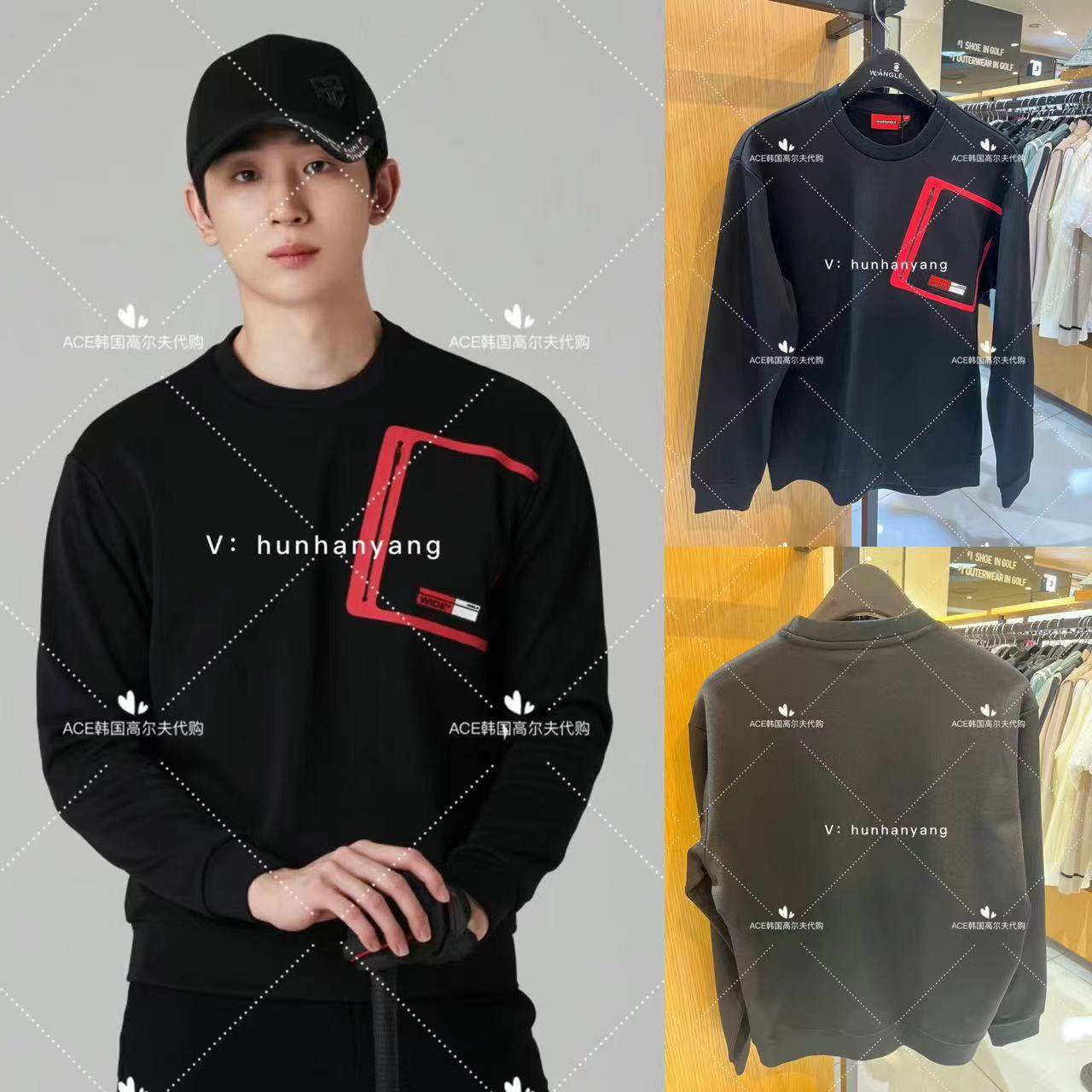 Wangle高尔夫男士设计感上衣