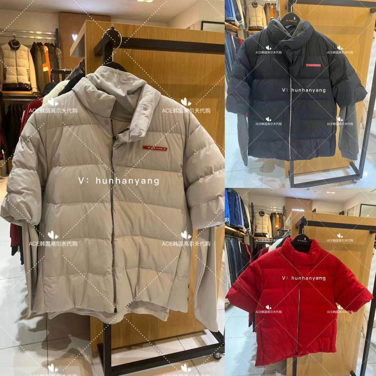 Wangle高尔夫男士短袖外衣