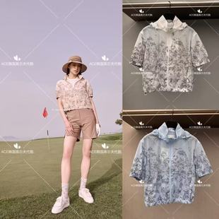 SOUTHCAPE女士高尔夫短袖 25夏季 百搭休闲时尚 运动舒适连帽半袖