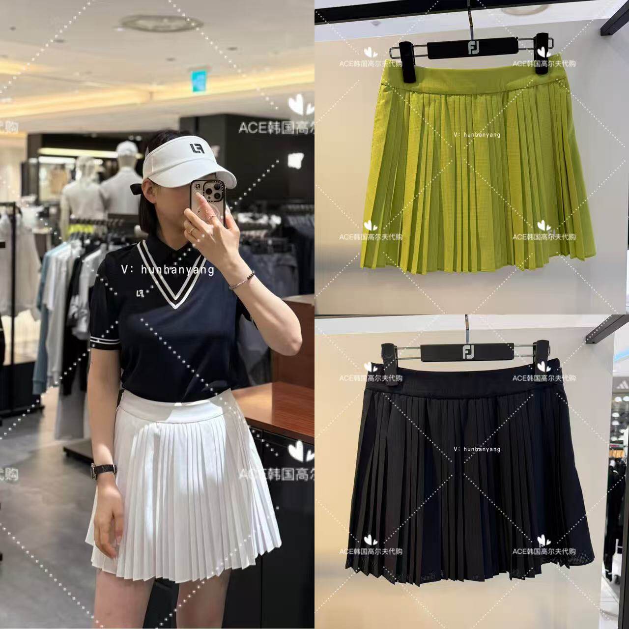 FJfootjoy高尔夫裙女士26夏