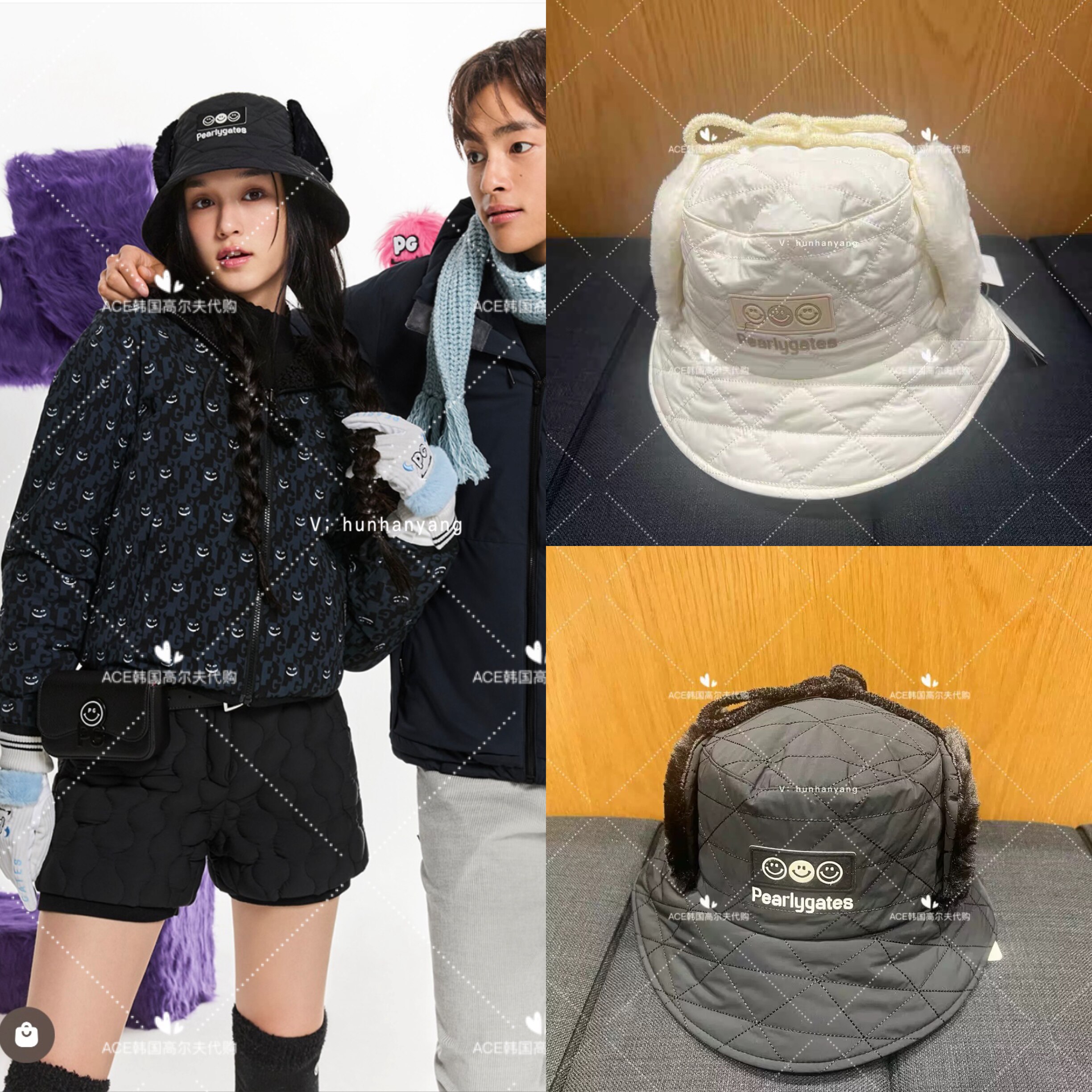 PearlyGates女士高尔夫球帽25冬