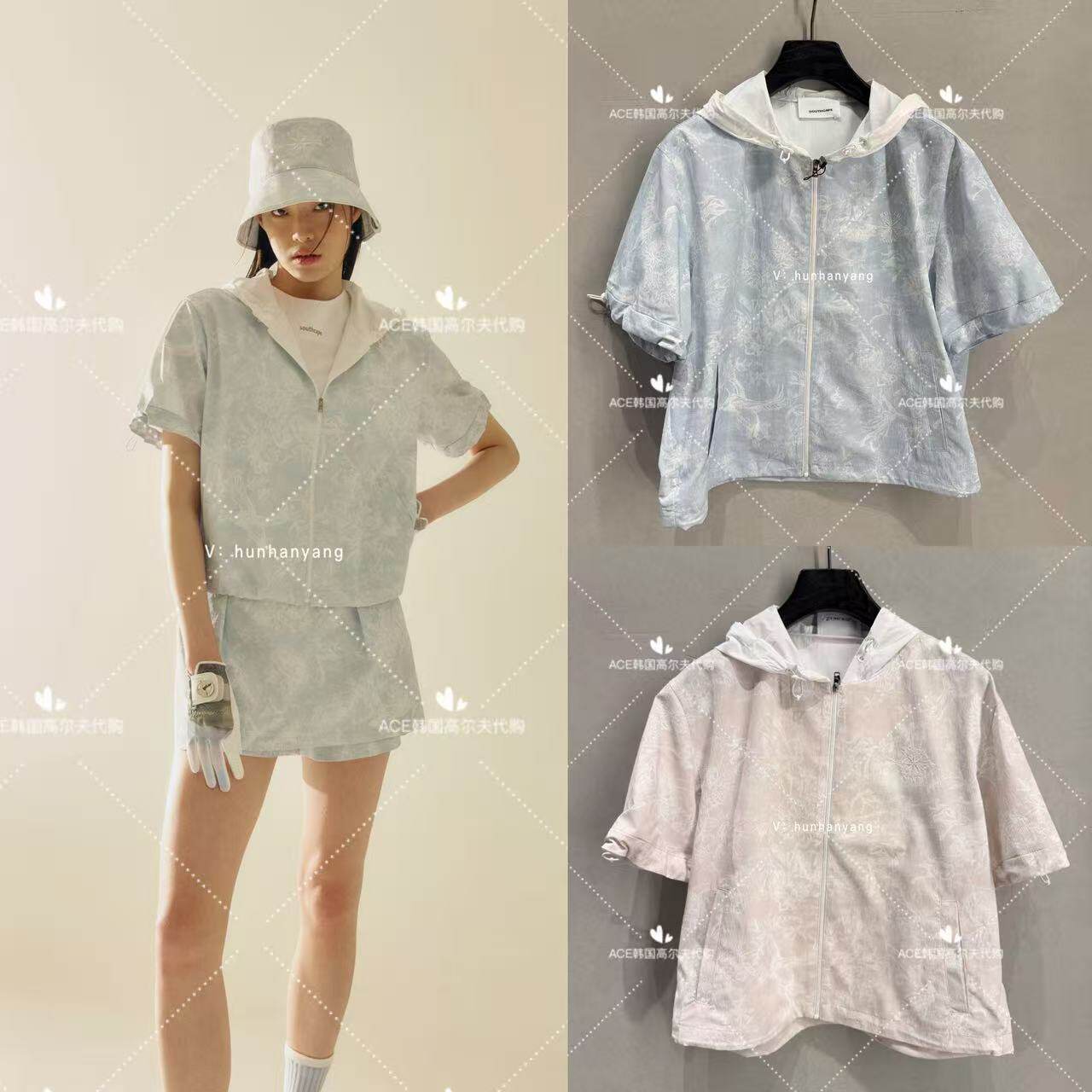 SOUTHCAPE女士高尔夫半袖外套