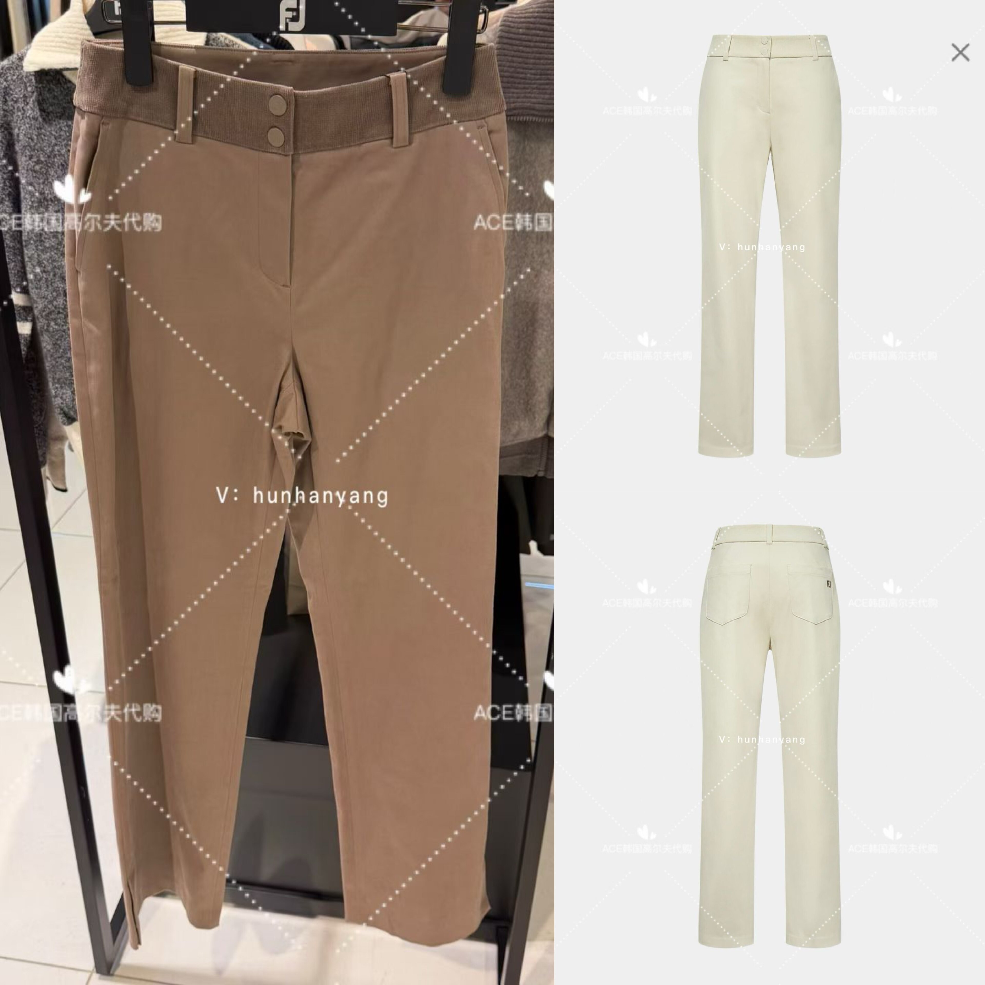 女士高尔夫服装25冬季裤子