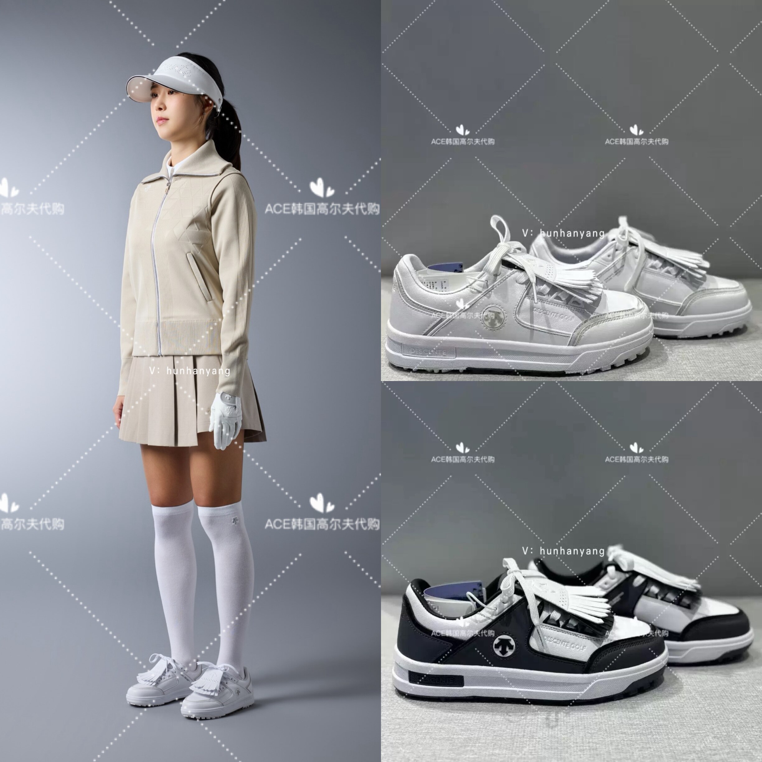 女士高尔夫球鞋26春季新款百搭休闲时尚运动流苏防滑球鞋