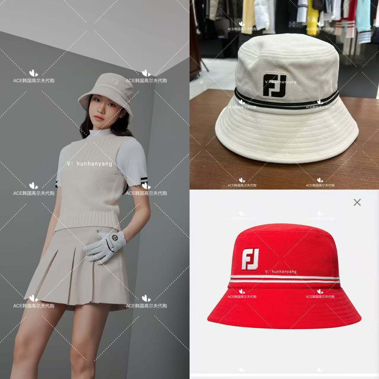 FJfootjoy女士高尔夫球帽