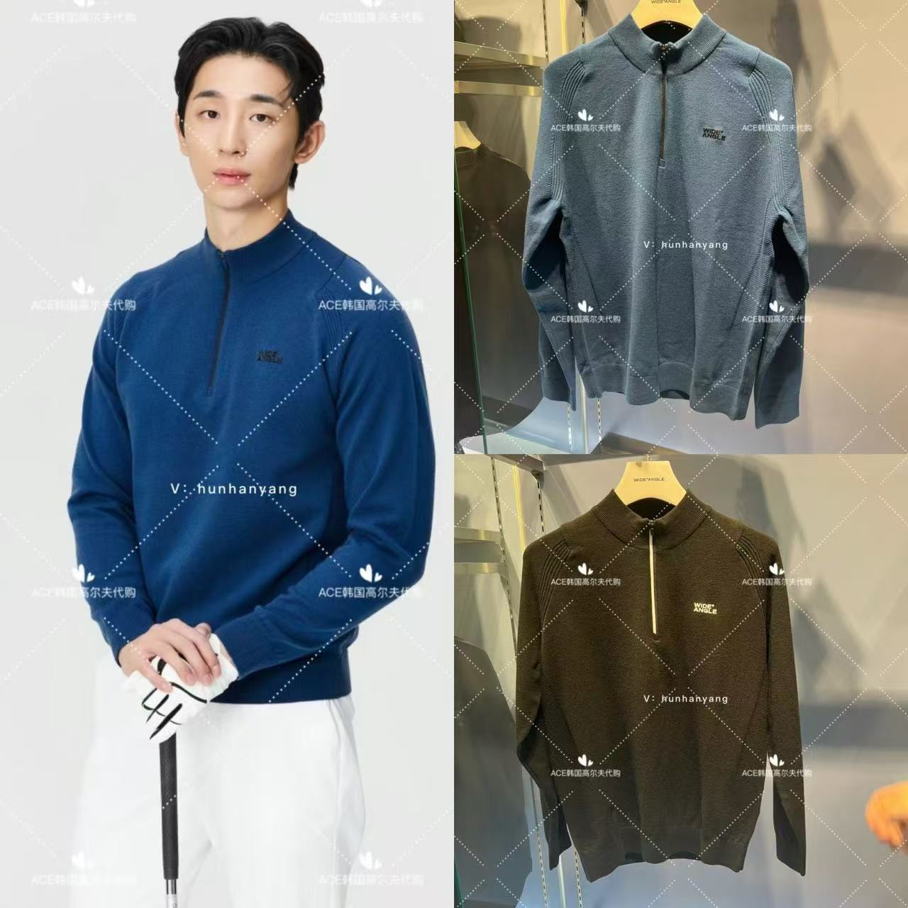 男士高尔夫球服24秋冬长袖