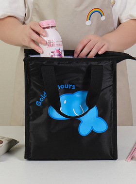 大号便当包加厚铝箔防水饭盒手提袋上班保温便当袋学生带饭保温袋