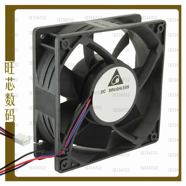 1-NPT/603-1330【FAN AXL 120X38MM 12VDC RECT CONN】