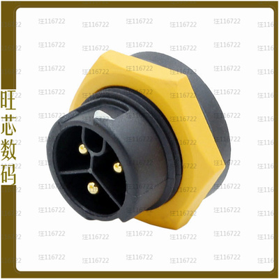 23003535-02【CONN RCPT MALE 3POS GOLD SOLDER】