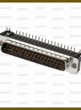 6E17C037PAJ121【CONN D-SUB PLUG 37POS R/A SLDR】