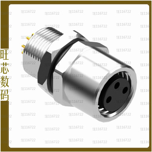 54-00296【M8 A-CODE 3POS RCPT PANEL MOUNT】