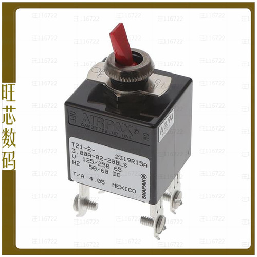 T21-2-3.00A-02-20BLS【CIR BRKR MAG-HYDR 3A TOGGLE】
