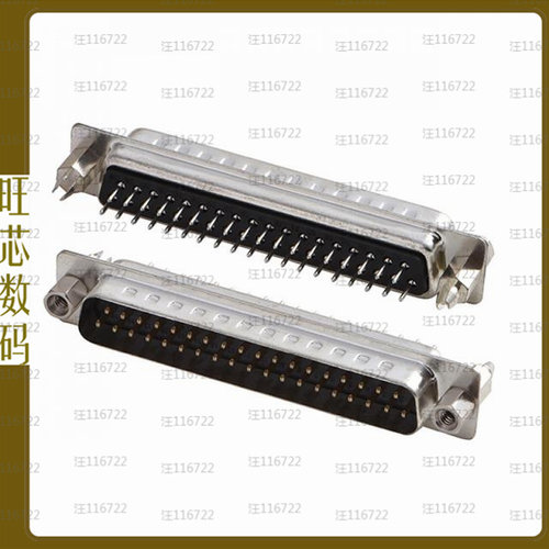 A-DS37-GK-3U1-TP1【CONN D-SUB PLUG 37POS VERT SLDR】