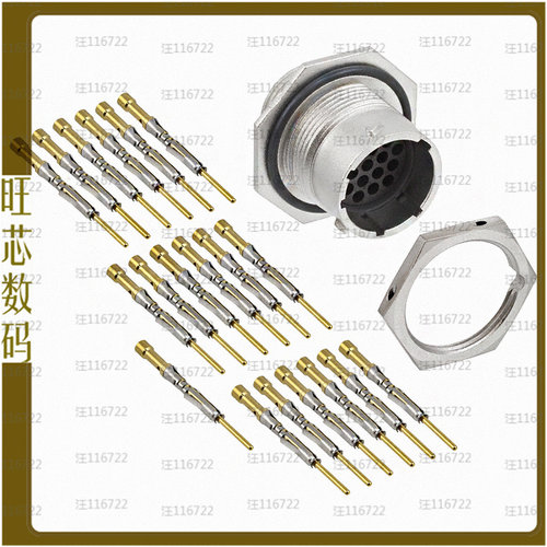 RT0W71419PNH-K【CONN RCPT MALE 19POS GOLD CRIMP】