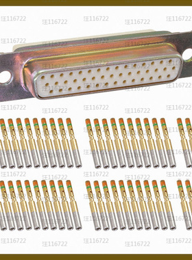 M24308/2-13F【CONN D-SUB HD RCPT 44P PNL MNT】