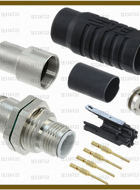 1-2823445-7【CONN PLUG MALE 4POS GOLD CRIMP】