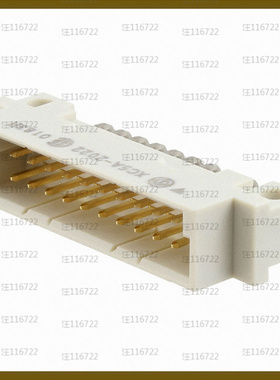 XC5A-0122【CONN DIN PLUG 100POS PCB RA GOLD】
