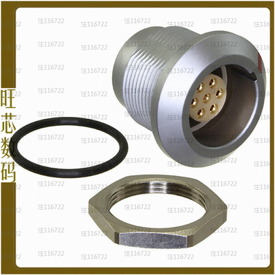 FLKD-07EGFS-GCP-001【CONN RCPT FMALE 7P GOLD SLDR CUP】