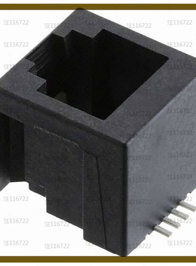 1-338086-4【CONN MOD JACK 6P4C VERT UNSHLD】