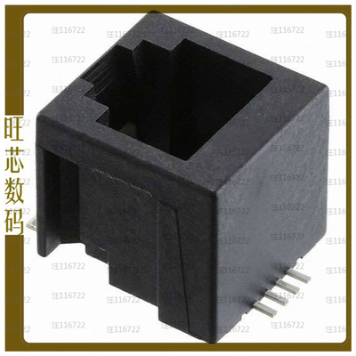 1-338086-4【CONN MOD JACK 6P4C VERT UNSHLD】