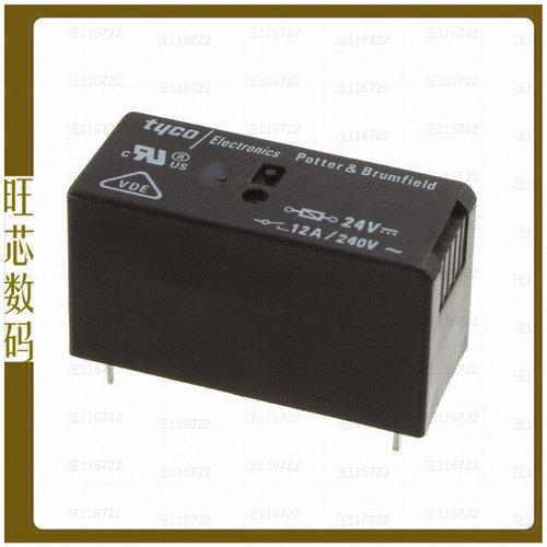 RT134024F【RELAY GEN PURPOSE SPST 12A 24V】