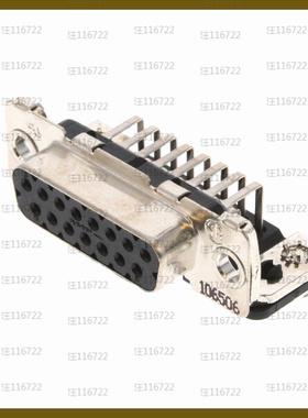 106506-2【CONN D-SUB RCPT 15POS R/A SLDR】