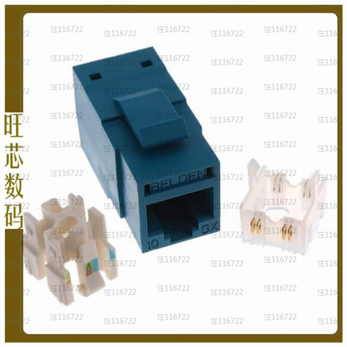 RVAIJ2UTE-S1【JACK CAT 6A UTP RJ45 TEAL】