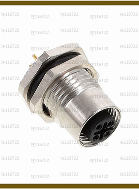 ALBKF12-RPBR4-S0【BULKHEAD CONN. M12 REAR MT. 4-PO】