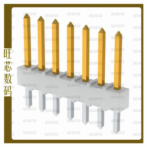 0022102071【CONN HEADER VERT 7POS 2.54MM】