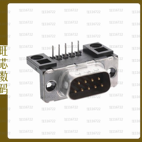 D09P13A4PA00LF【CONN D-SUB PLUG 9POS R/A SLDR】