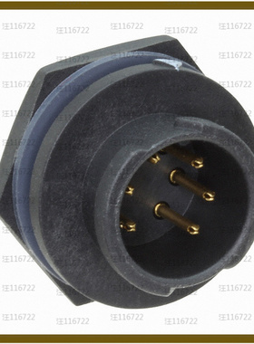 BD-06RMMS-QC8001【CONN RCPT MALE 6P GOLD SLDR CUP】