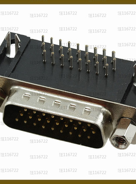 10090926-P264VLF【CONN D-SUB HD PLUG 26P R/A SLDR】