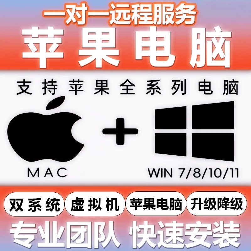 远程安装重装系统win7/10商务服务
