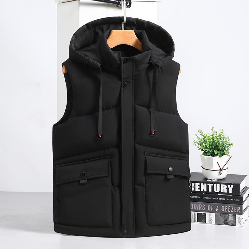 新款羽绒棉马甲男士保暖