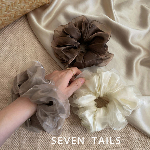 超仙欧根纱双层大肠发圈