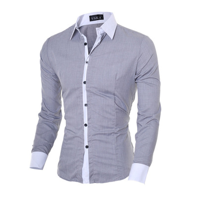 SlimFitMensLongSleeveSh