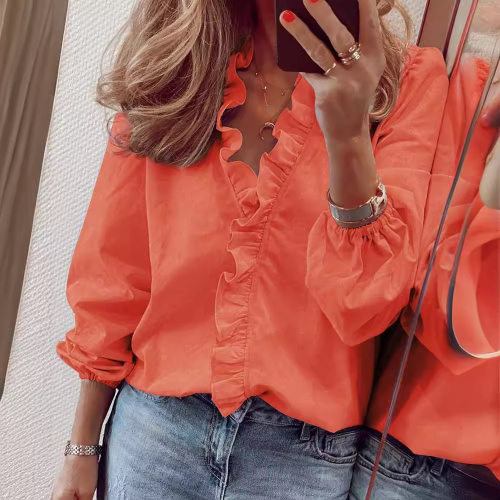 casualsplicingshirt女装新