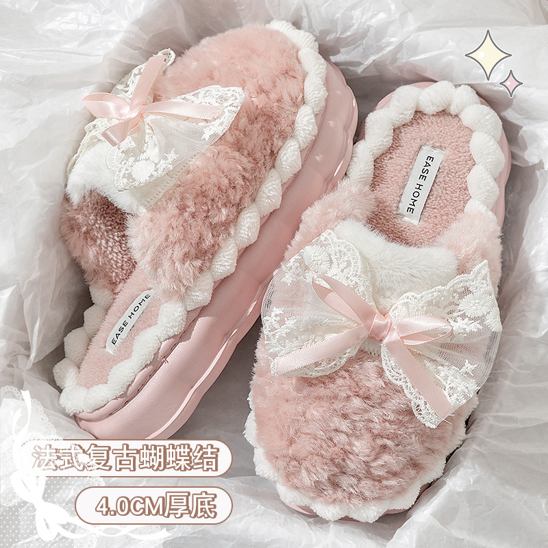 月子保暖毛毛拖鞋女外穿2025新款
