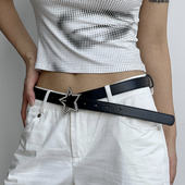 带高级感百搭甜美牛仔裤 饰潮流裤 配饰 2024多巴胺复古五角星装 新款