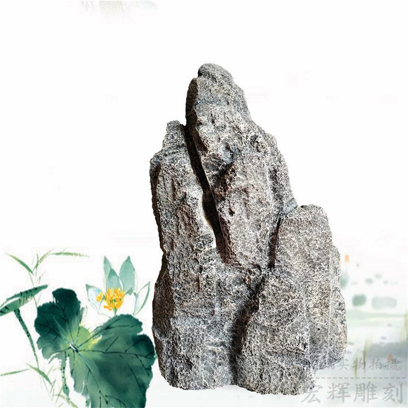 定制高密泡沫仿真石头假山模型石块橱窗舞台摄影展示道具布景装饰