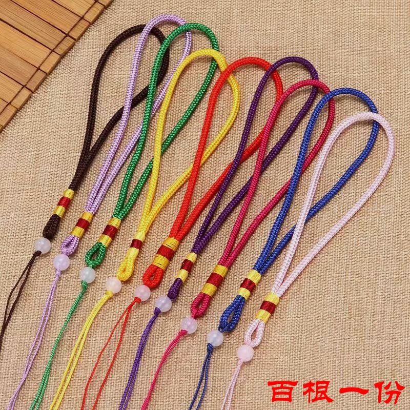 挂饰复古流苏diy吊绳中国结多色文玩挂绳手持绳娃娃香囊新中式
