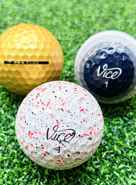 Vice Golf 限量版 Pro Plus 高尔夫球四层专业远距离二手球