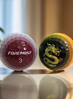 FOREMOST台湾进口限量版高尔夫球高水准三四层比赛用软球二手球