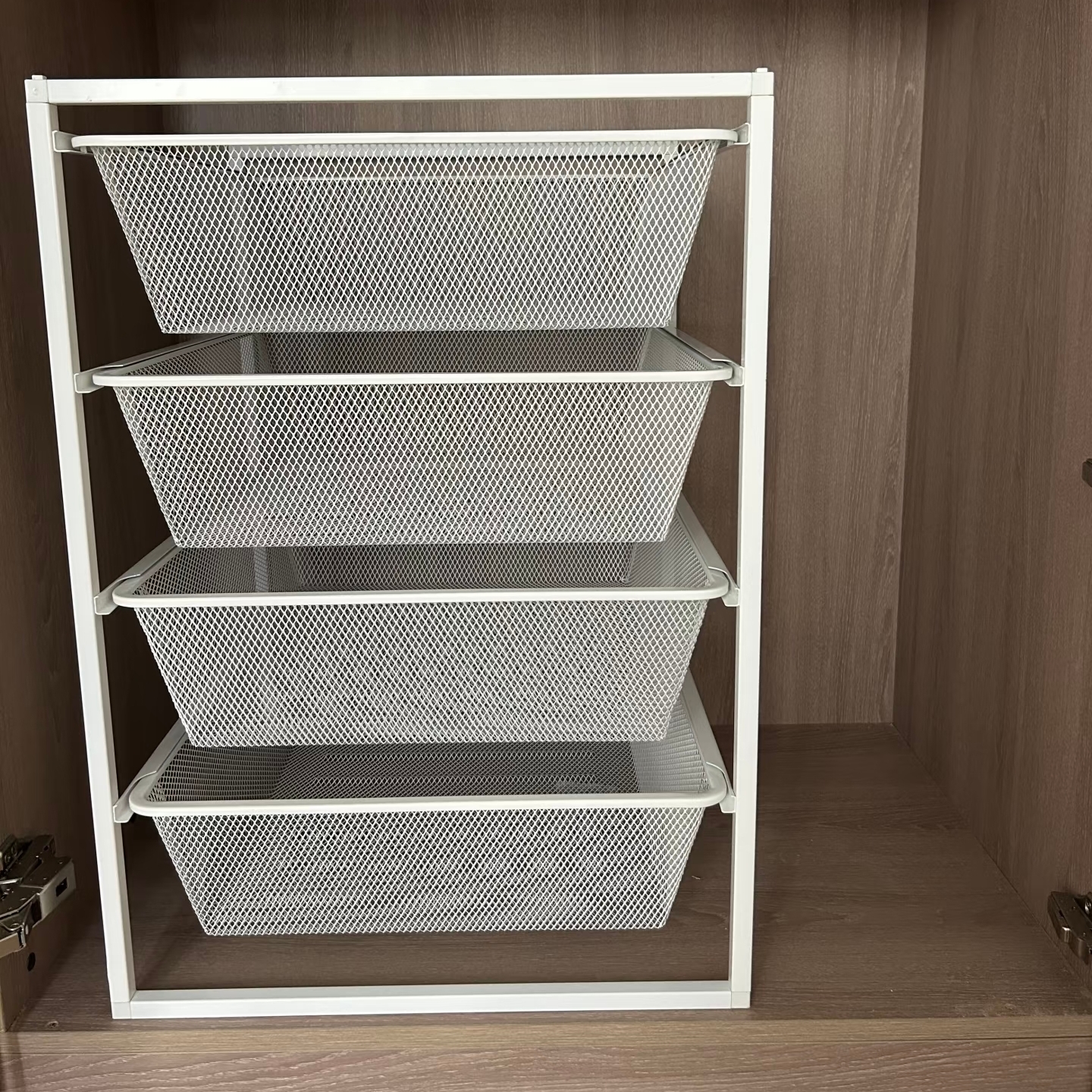 宜家国内代购尤纳赛尔储物框架网篮储物架简易式抽屉收纳整理篮框