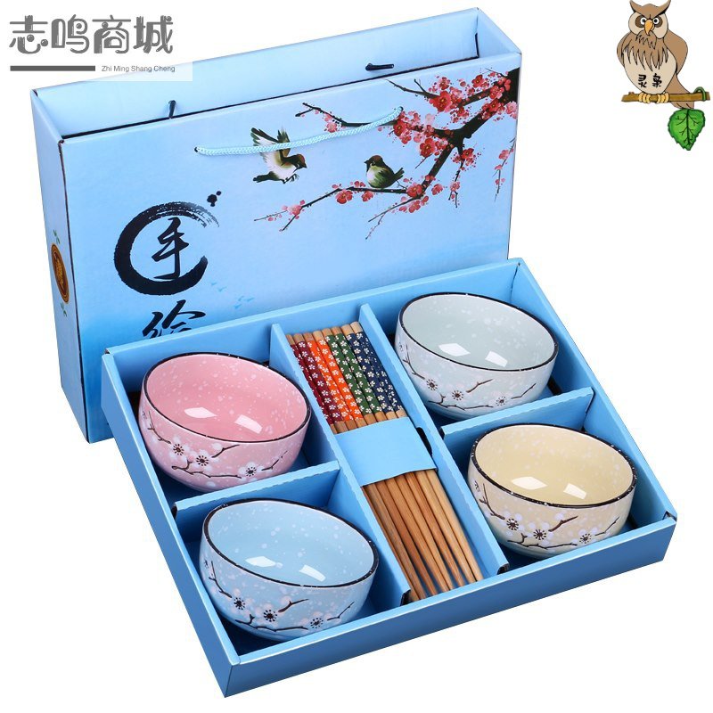 Hand painted bowls of Korean gift