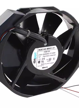 全新德国EBM W2E142-BB05-01 7006ES 115V 25/24W 17238金属风扇
