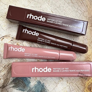 美国Rhode海莉有色唇彩唇釉唇蜜hailey保湿水润唇膏ribbon/toast/